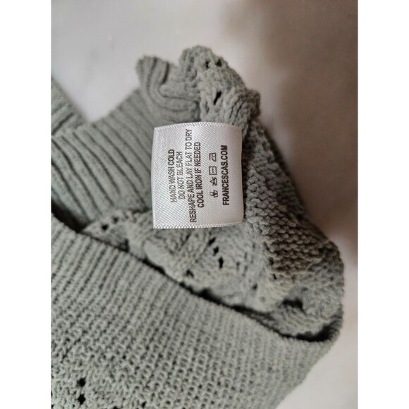 Mi Ami Women’s Wool Blend Light Grey Cardigan Button Closure Size S - Picture 9 of 10